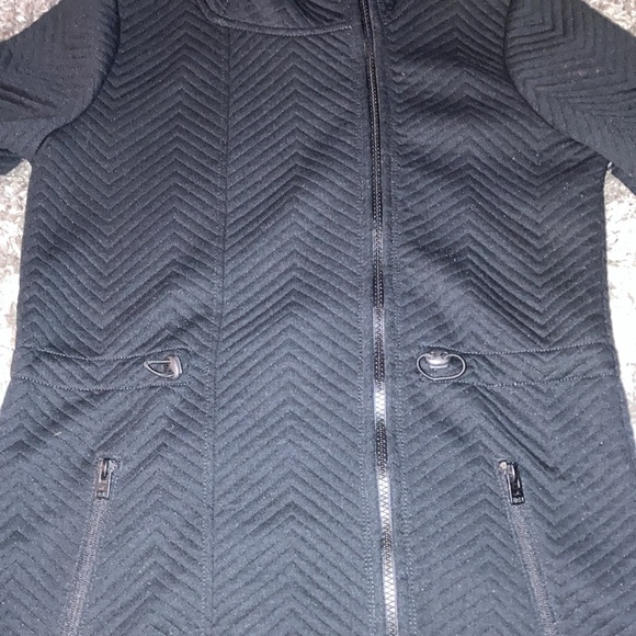 Small hooded Hollister side zip up coat adjustable Waist pull strings - Picture 4 of 10